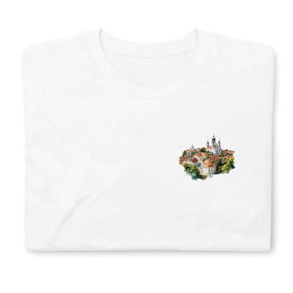 Vilnius Chest Design Short-Sleeve Unisex T-Shirt