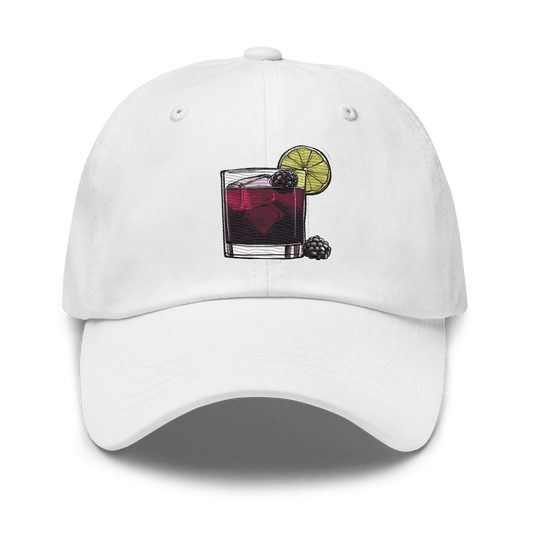 Vodka Raspberry Cocktail Design Embroidery Hat - Swagodin