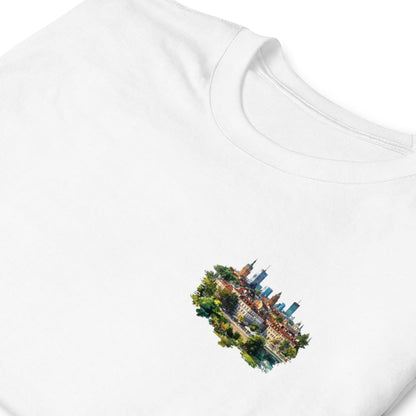 Warsaw Chest Design Short-Sleeve Unisex T-Shirt