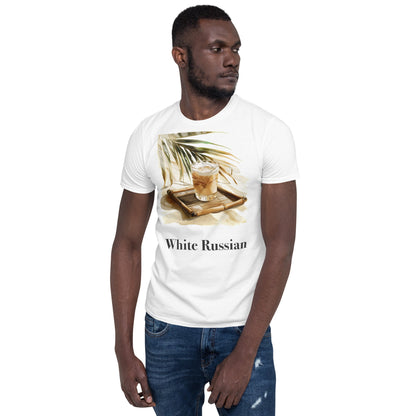 White Russian Cocktail Design Soft T-Shirt - Swagodin