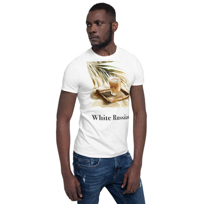 White Russian Cocktail Design Soft T-Shirt - Swagodin