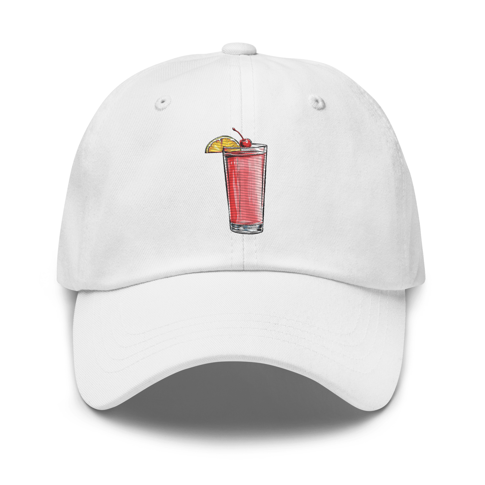 Woo Woo Cocktail Design Embroidery Hat - Swagodin