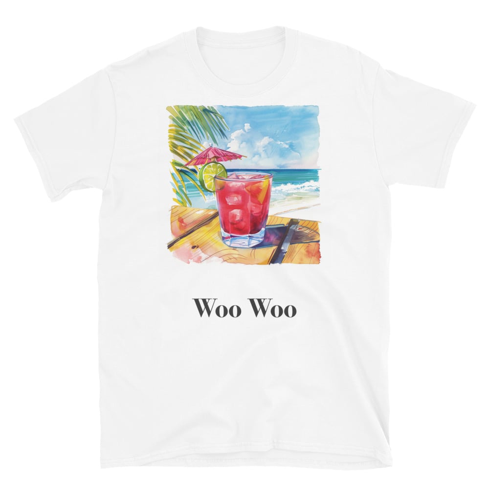 Woo Woo Cocktail Design Soft T-Shirt - Swagodin