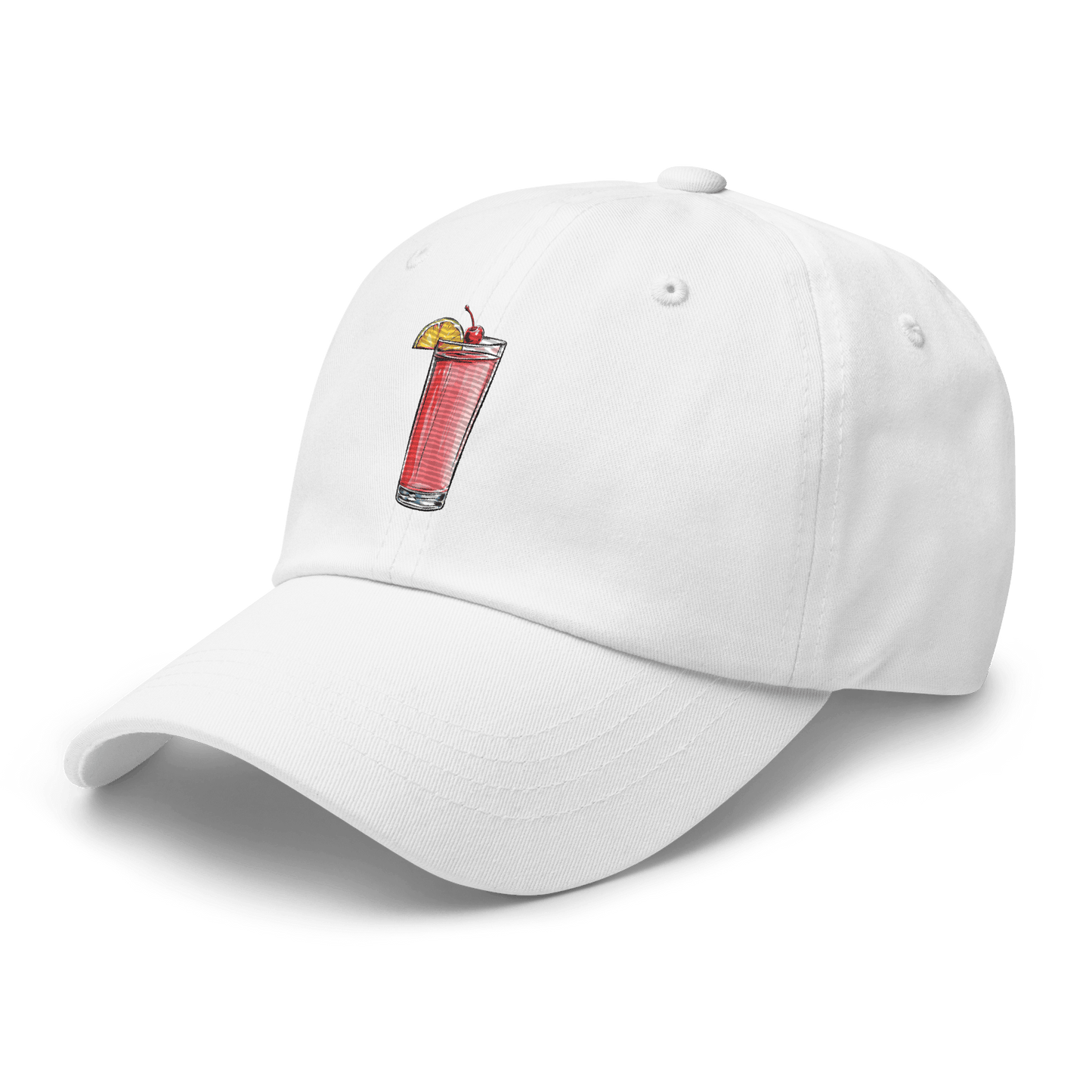 Woo Woo Cocktail Design Embroidery Hat - Swagodin