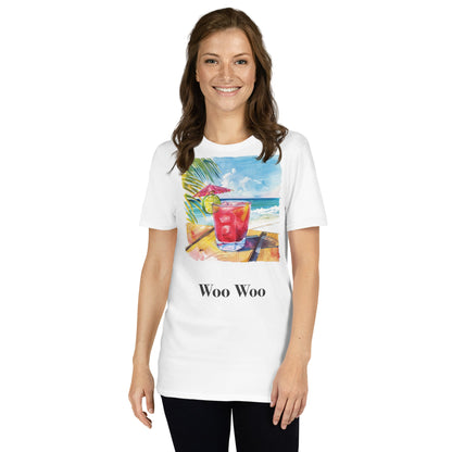 Woo Woo Cocktail Design Soft T-Shirt - Swagodin