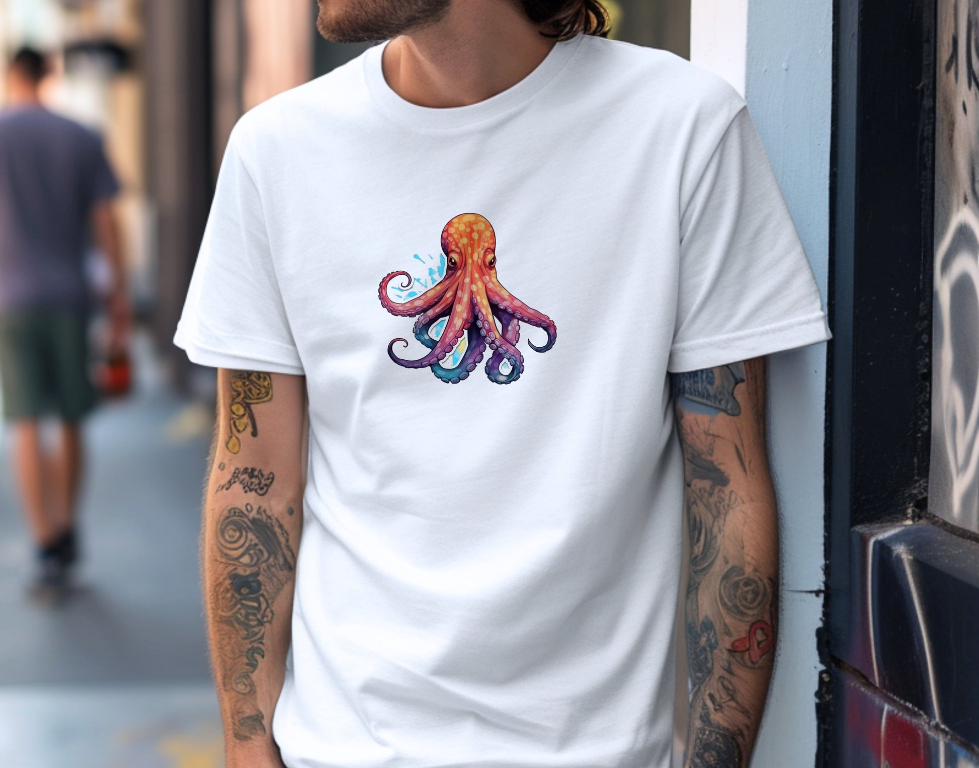 Impressionist Octo Art Soft Unisex T-Shirt - Swagodin