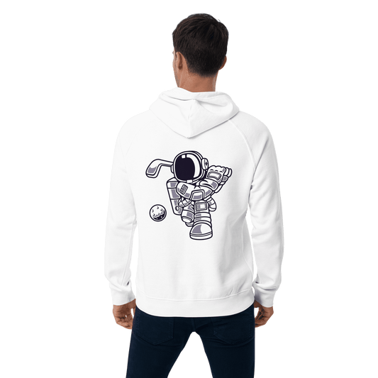 Organic Unisex Astronaut Golfer Hoodie - Swagodin