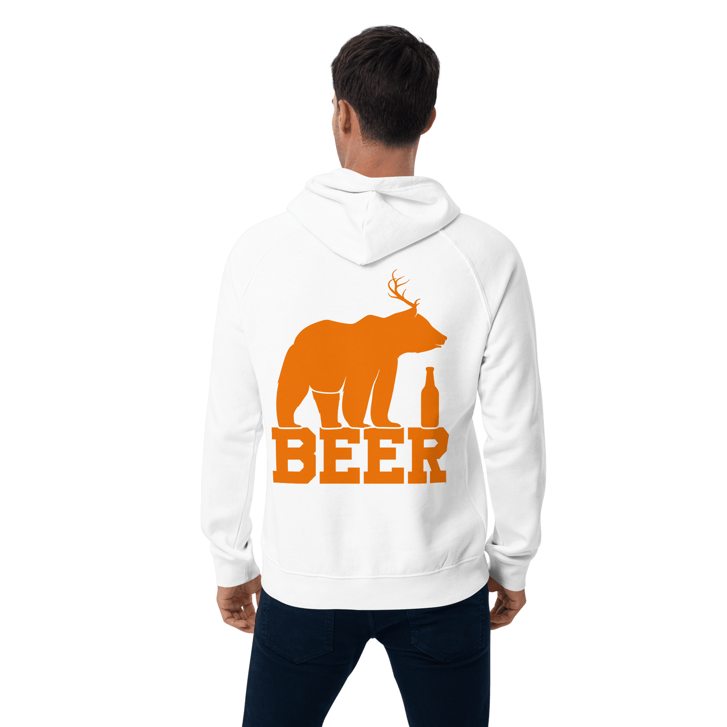 Organic Unisex Bear Beer Hoodie - Swagodin