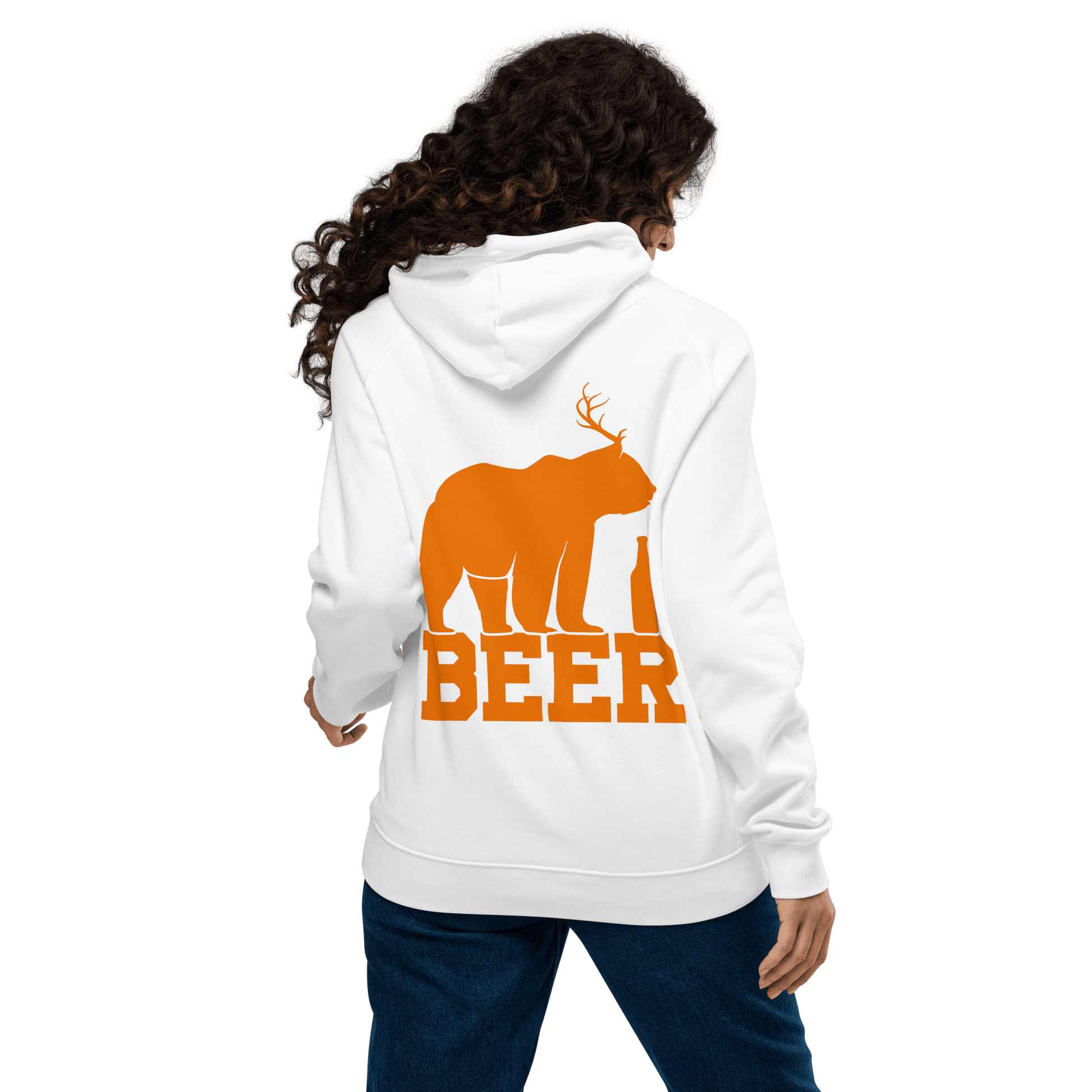 Organic Unisex Bear Beer Hoodie - Swagodin