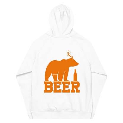 Organic Unisex Bear Beer Hoodie - Swagodin