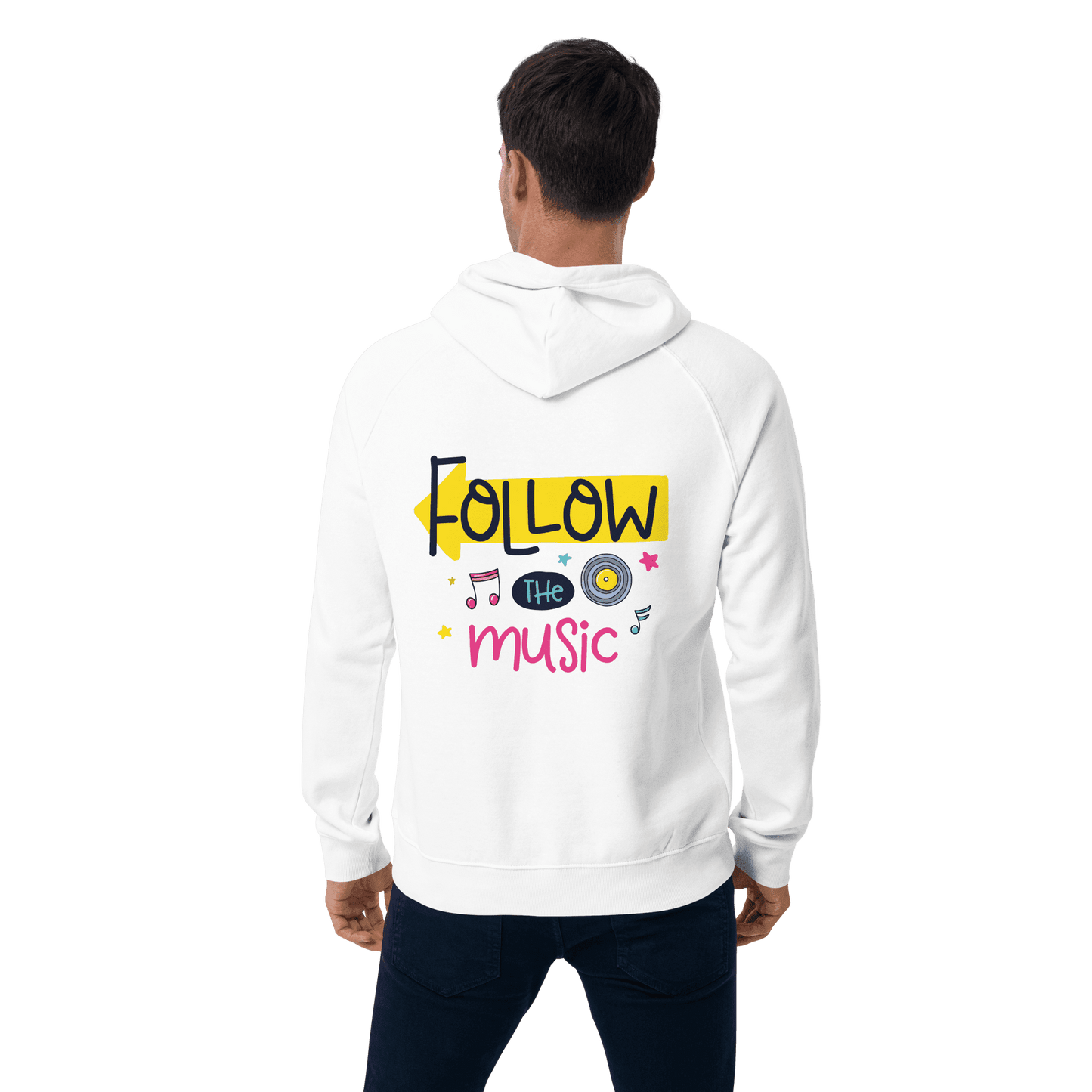 Organic Unisex Follow Music Hoodie - Swagodin