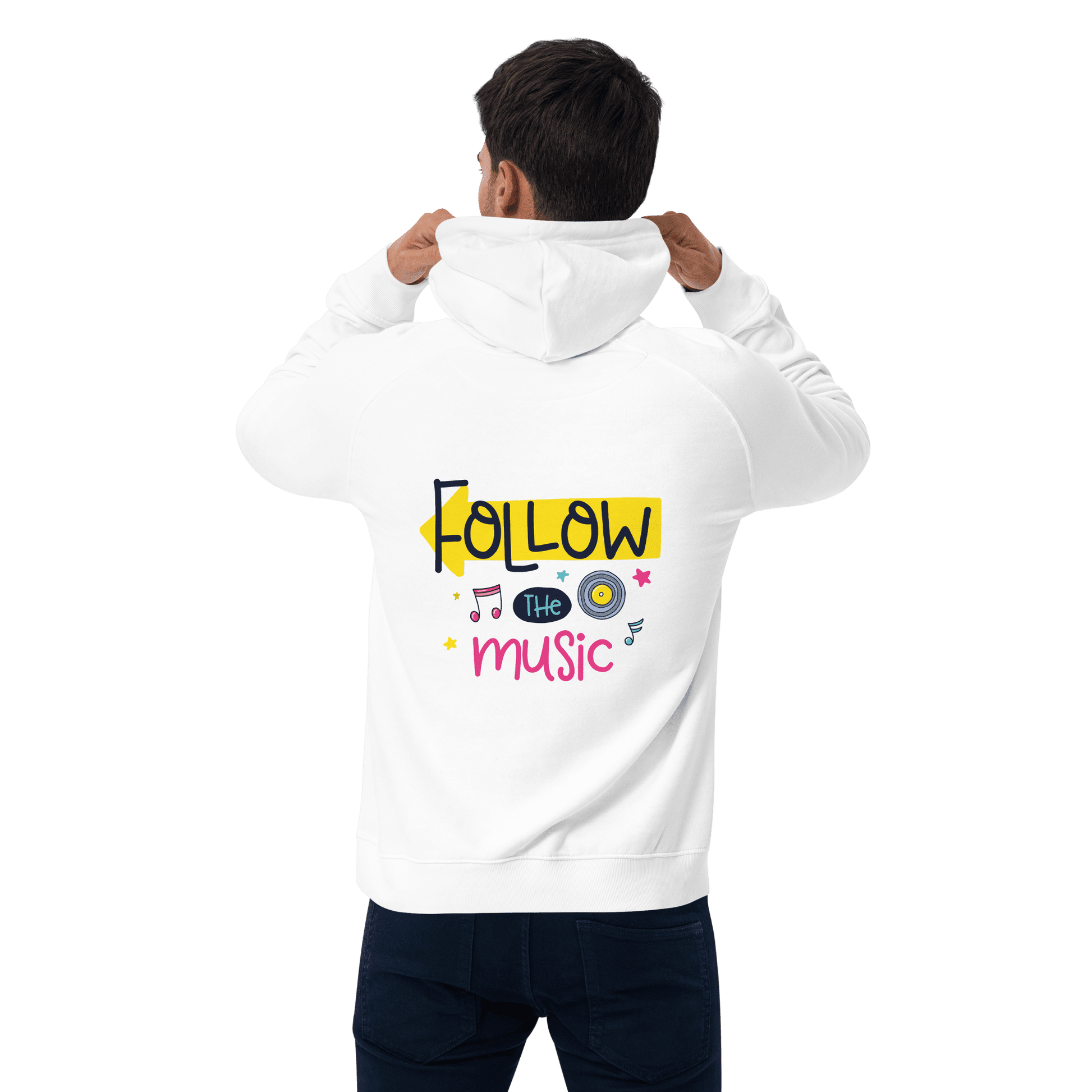 Organic Unisex Follow Music Hoodie - Swagodin