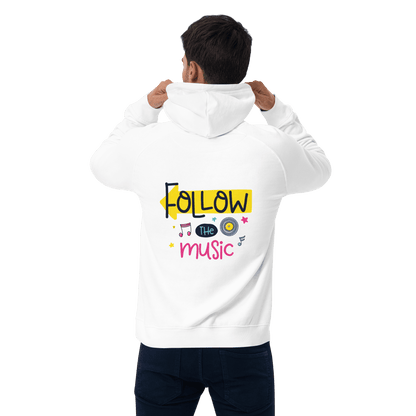 Organic Unisex Follow Music Hoodie - Swagodin