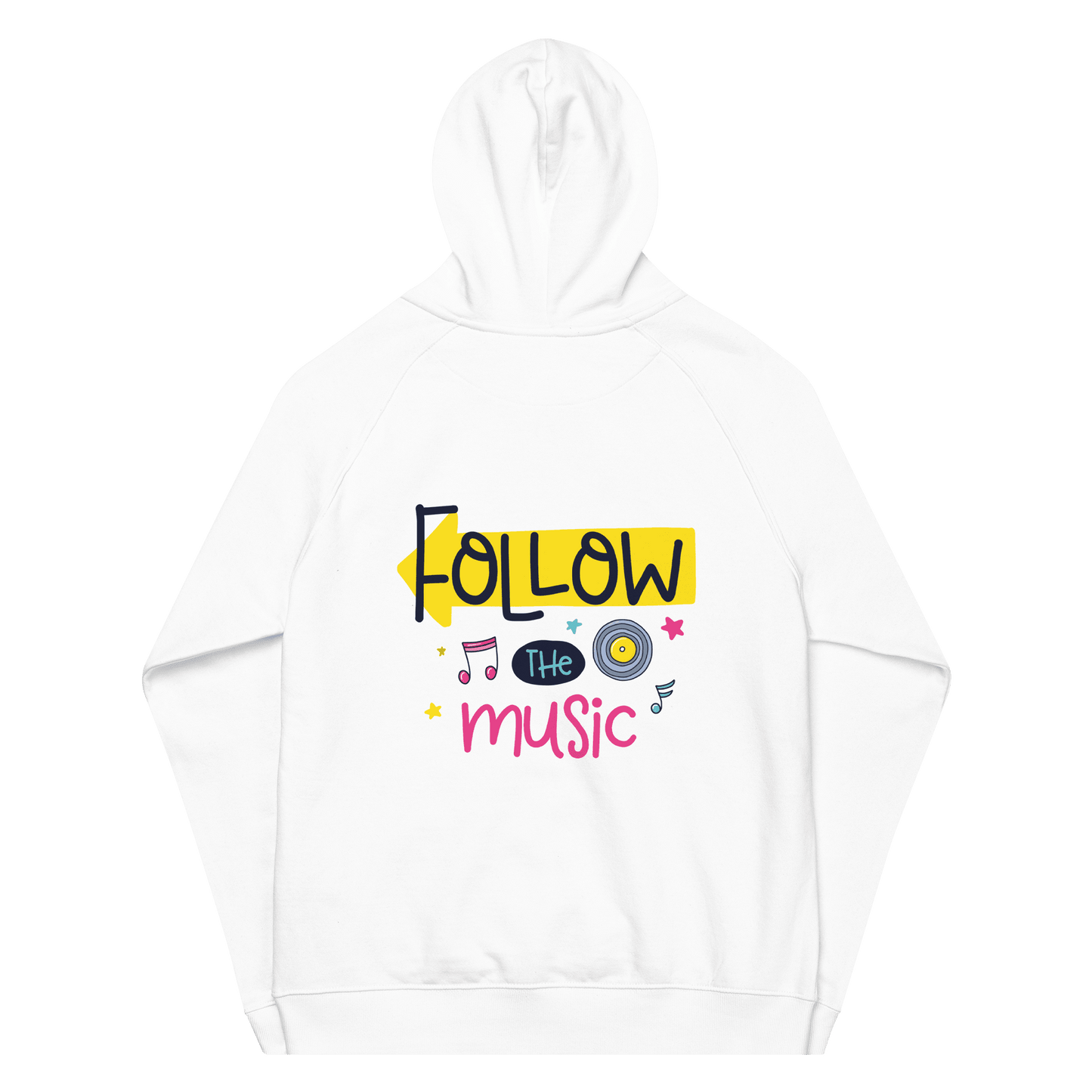 Organic Unisex Follow Music Hoodie - Swagodin