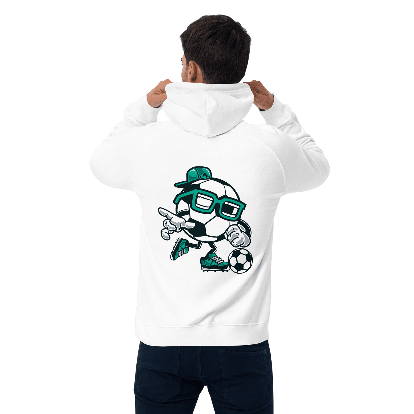 Organic Unisex Football Hoodie - Swagodin