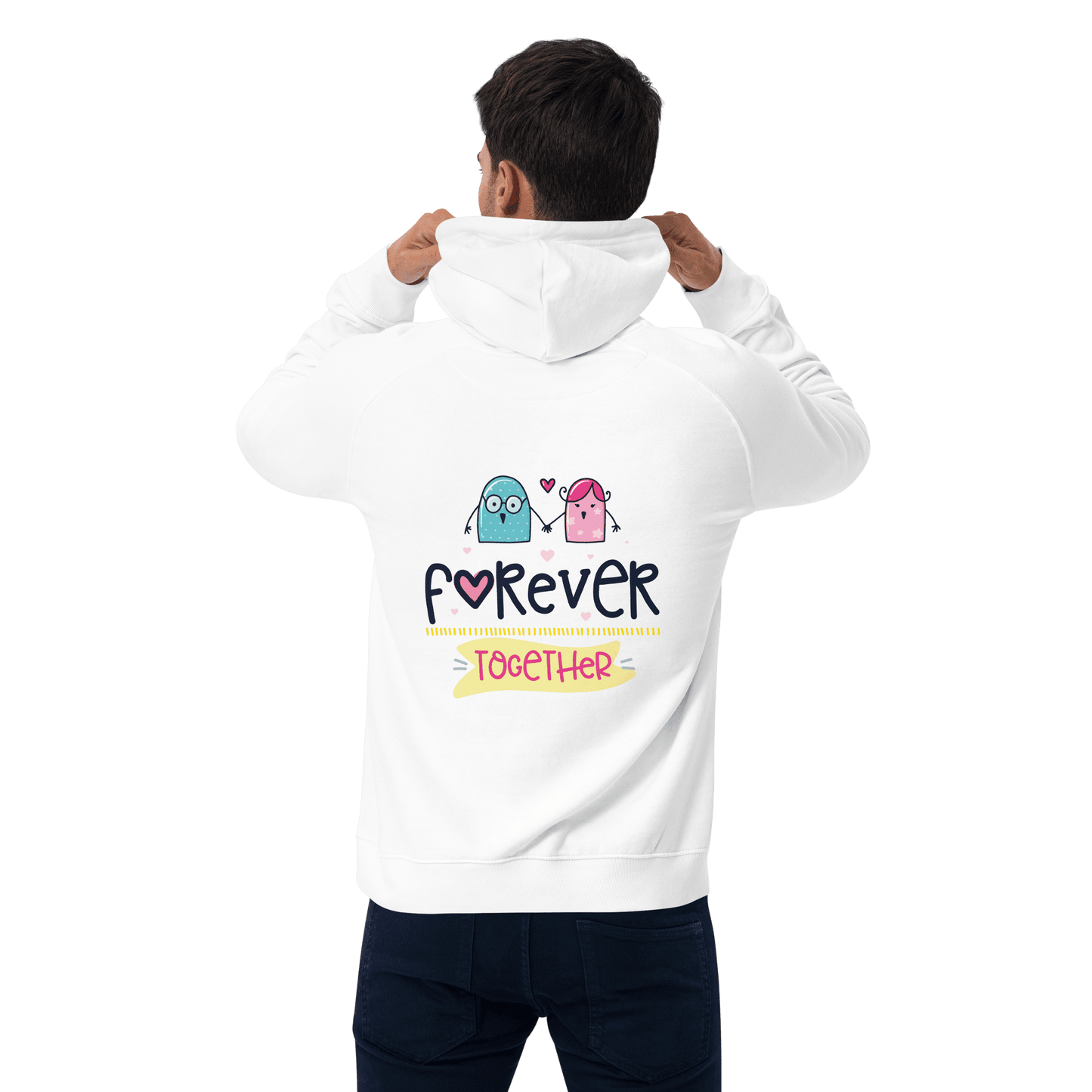 Organic Unisex Forever Together Hoodie - Swagodin