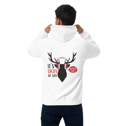 Organic Unisex It's Okay to Say Ho Ho Ho Hoodie - Swagodin