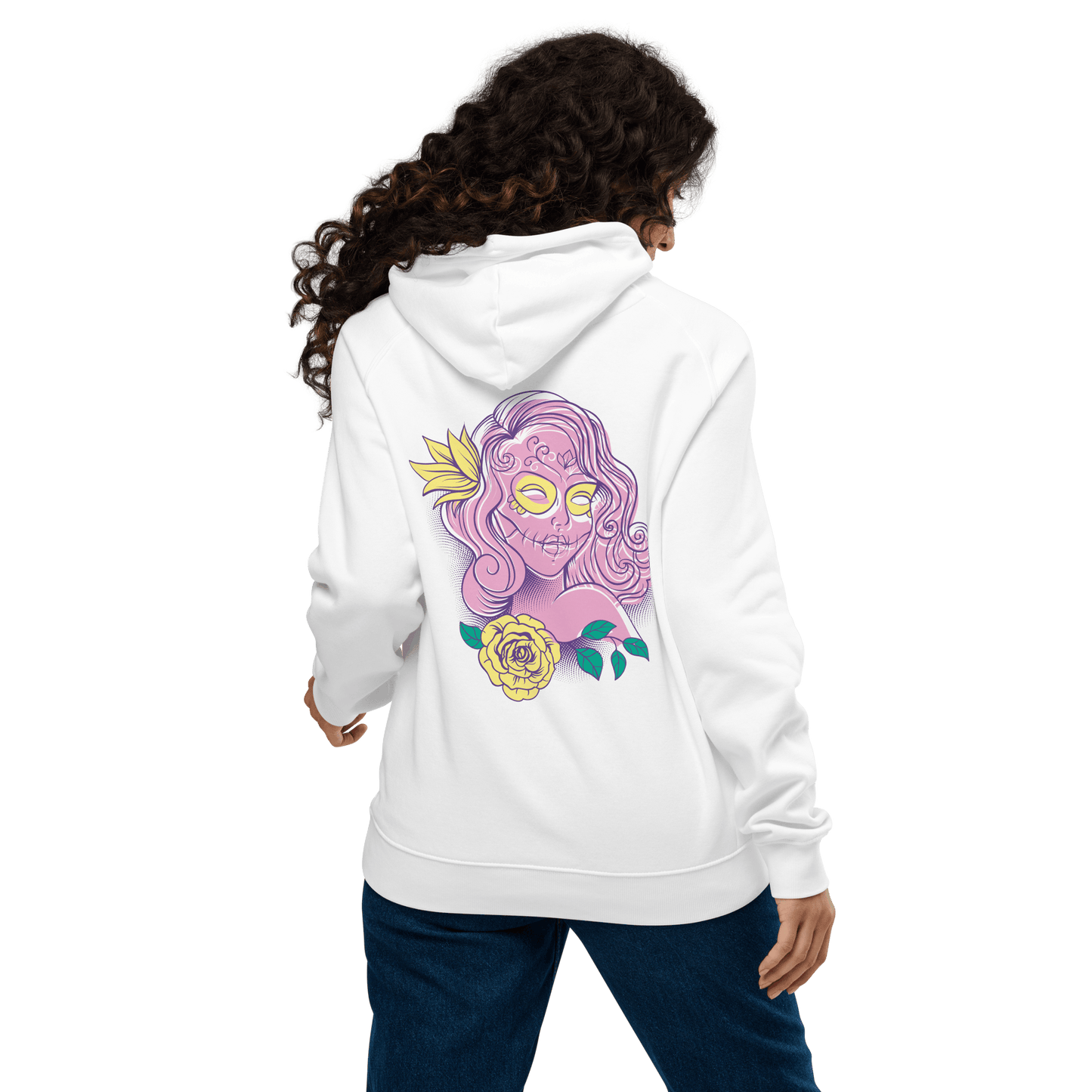 Organic Unisex Lady Design Hoodie - Swagodin