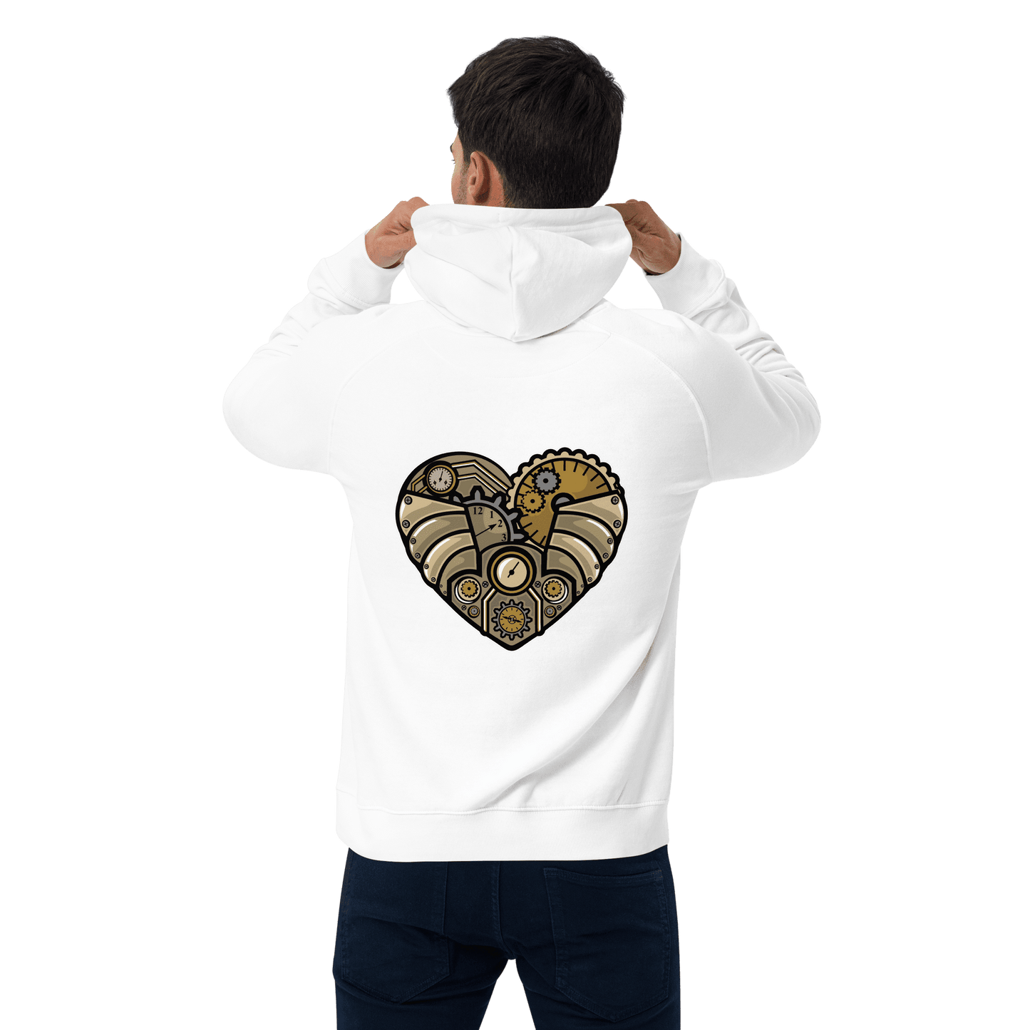 Organic Unisex Mechanic Hearth Hoodie - Swagodin