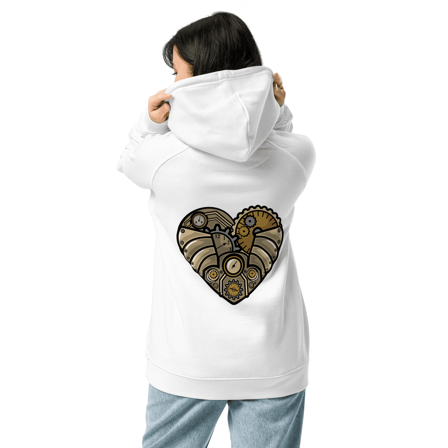 Organic Unisex Mechanic Hearth Hoodie - Swagodin