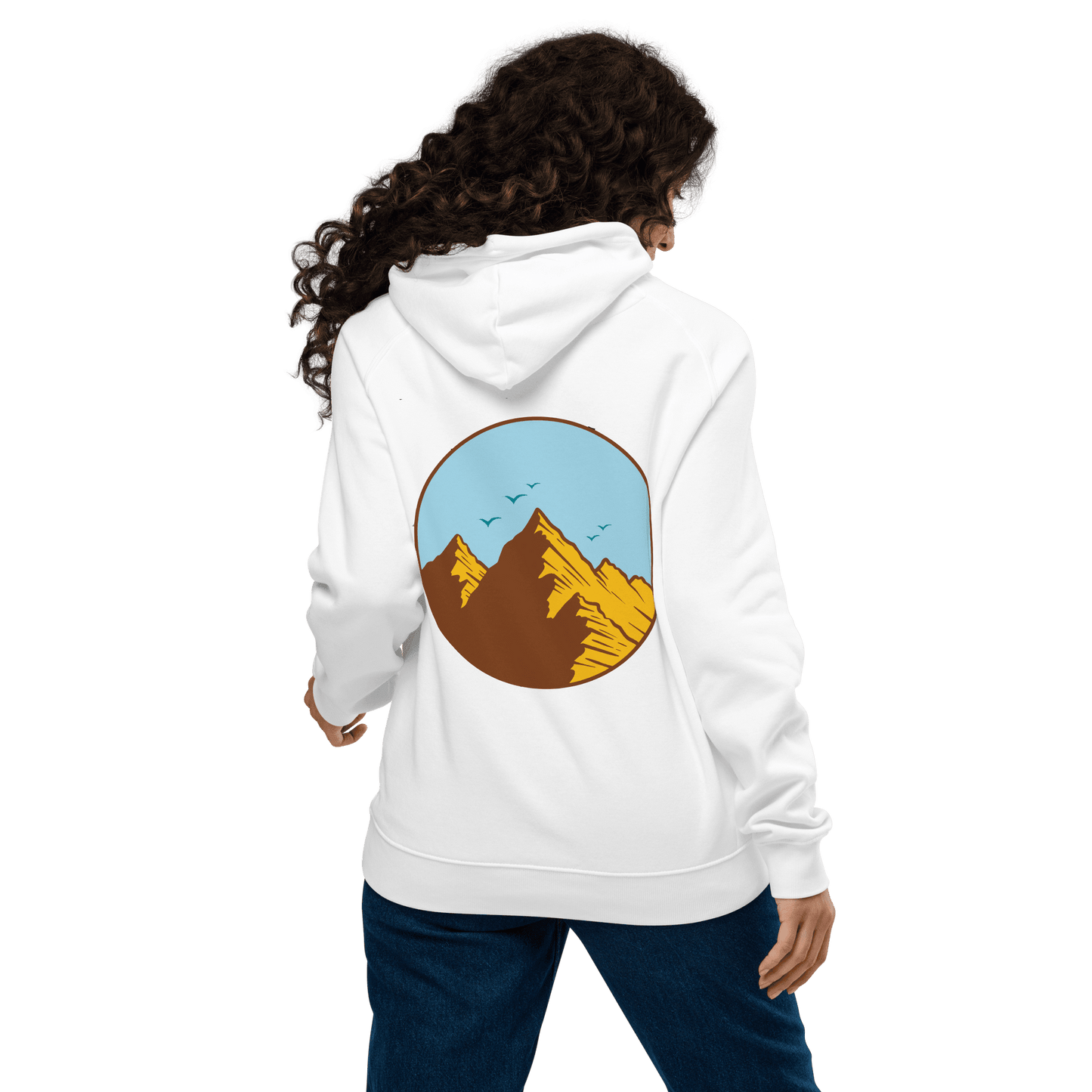 Organic Unisex Mountains Hoodie - Swagodin