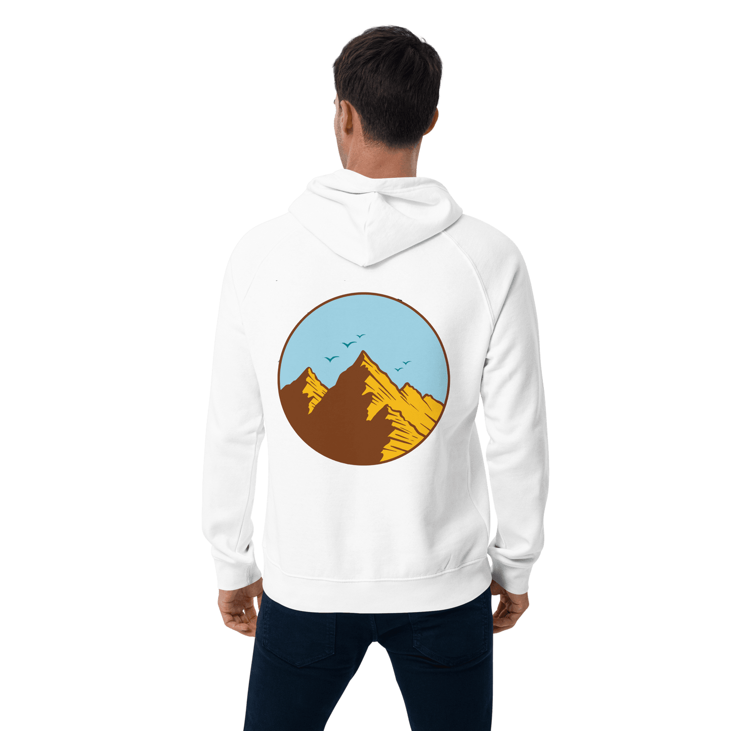 Organic Unisex Mountains Hoodie - Swagodin