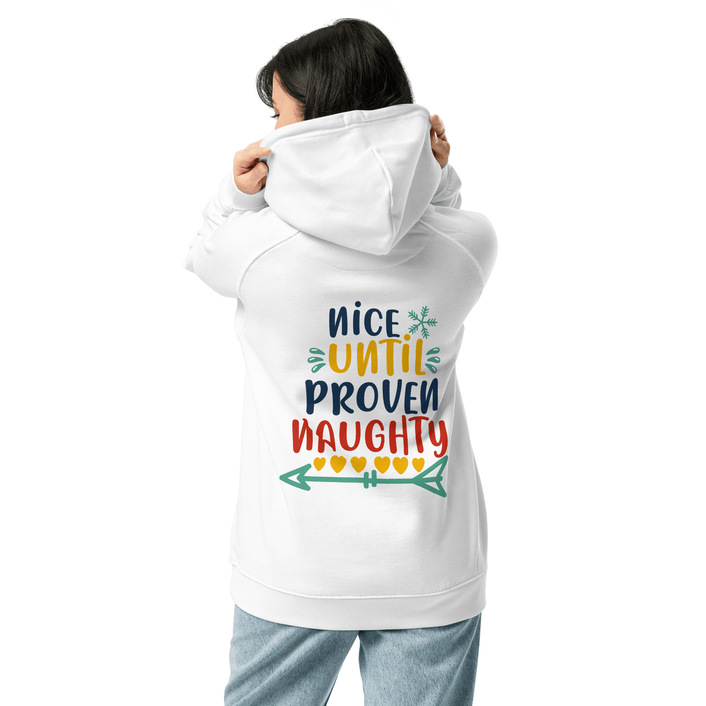 Unisex Nice Until Proven Naughty Hoodie - Swagodin