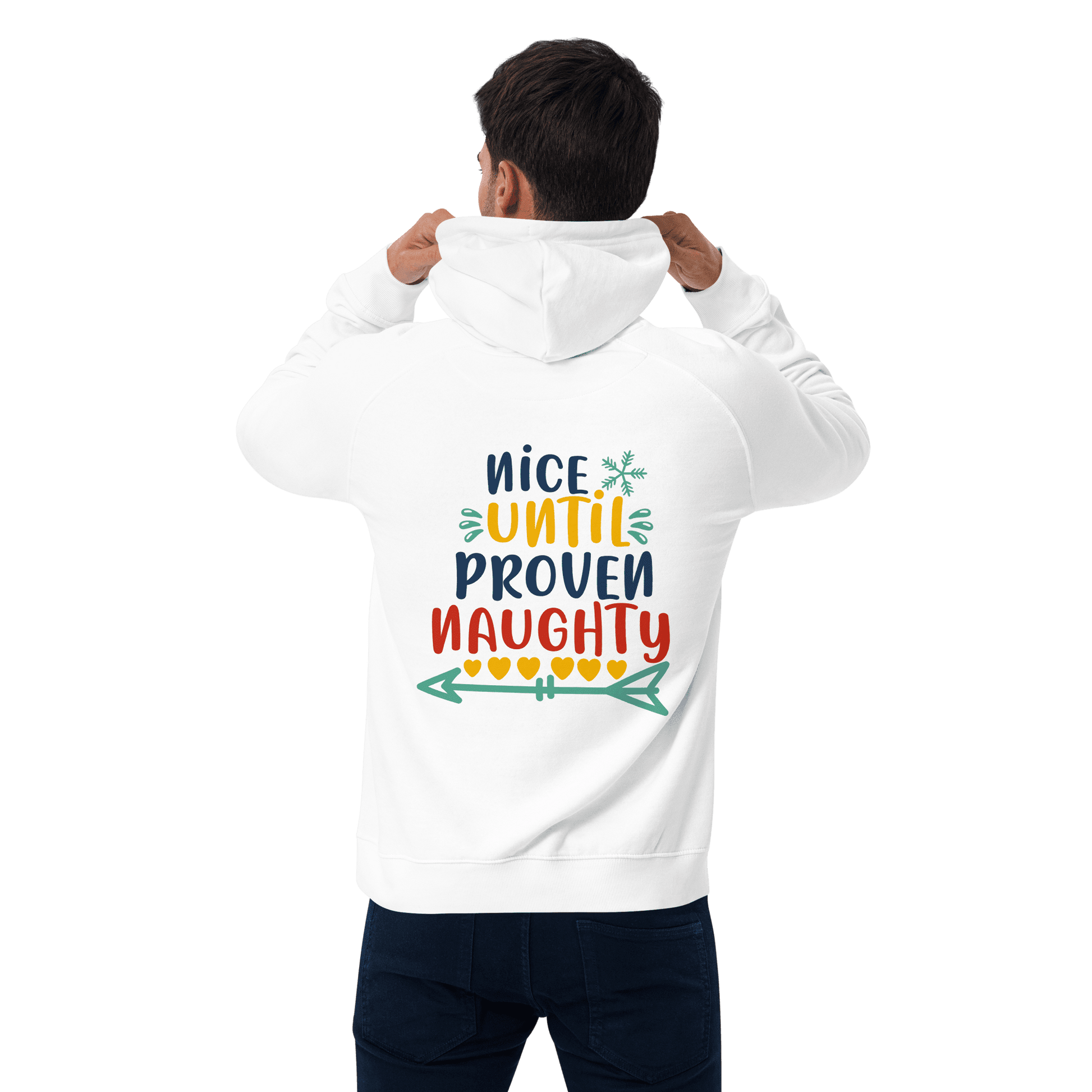 Organic Unisex Nice Until Proven Naughty Hoodie - Swagodin