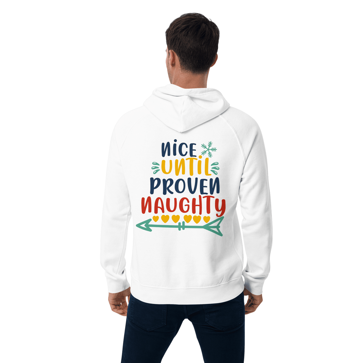 Organic Unisex Nice Until Proven Naughty Hoodie - Swagodin