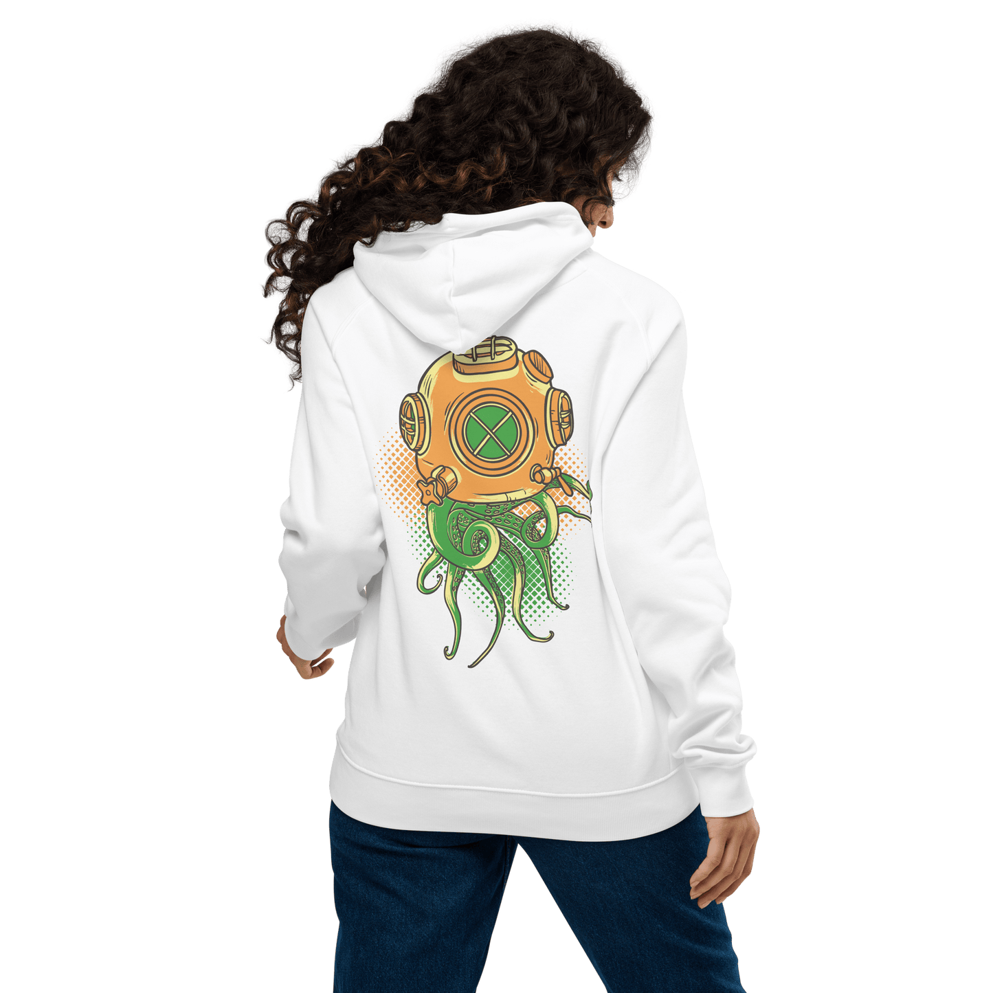 Organic Unisex Octopus Diver Hoodie - Swagodin