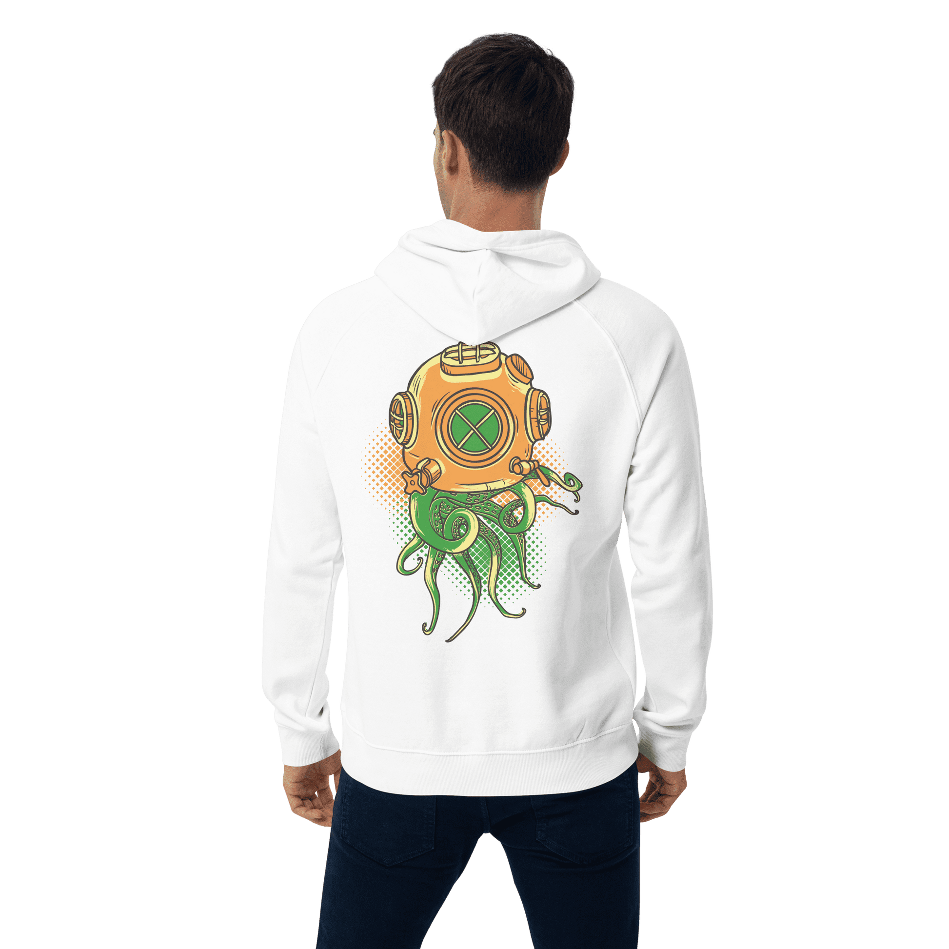 Organic Unisex Octopus Diver Hoodie - Swagodin