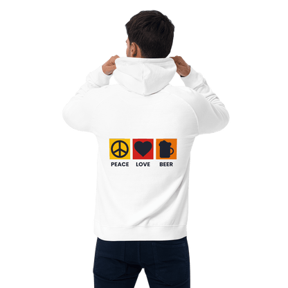 Unisex Peace Love Beer Hoodie - Swagodin