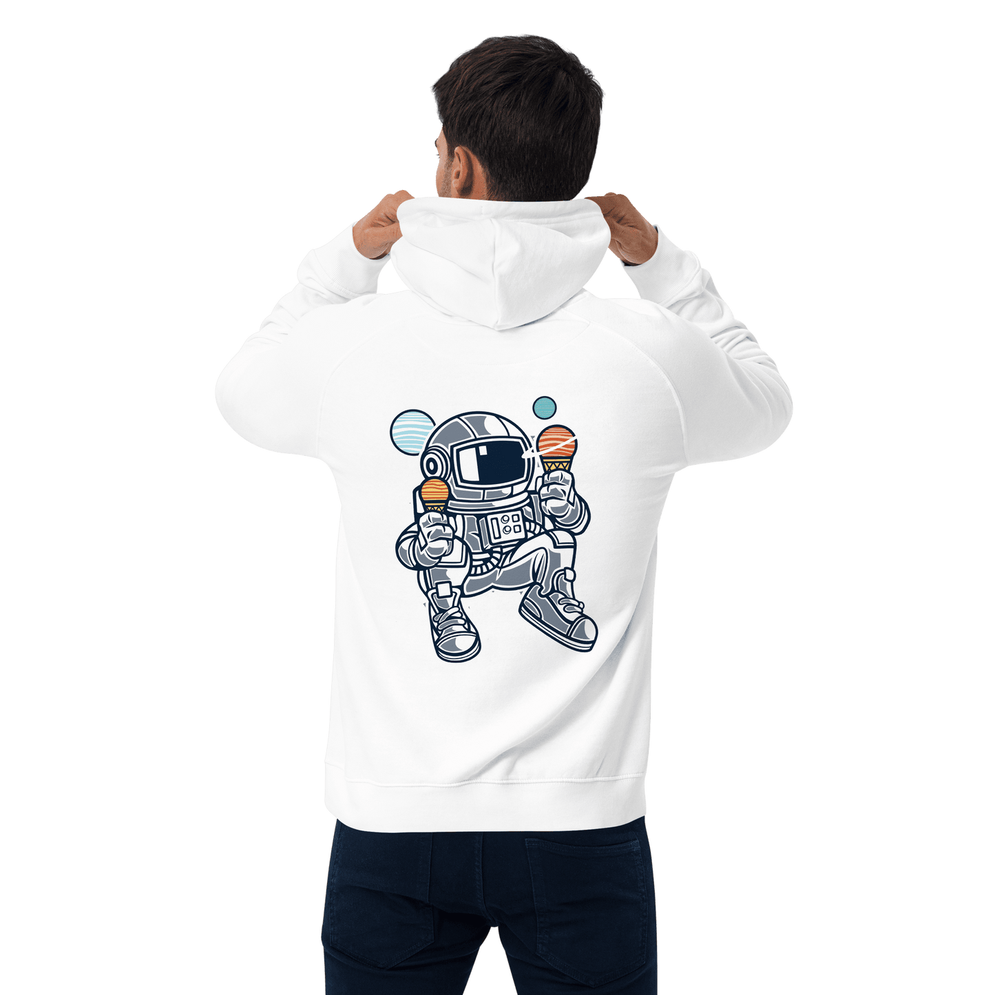 Unisex Relaxing Astronaut Hoodie - Swagodin