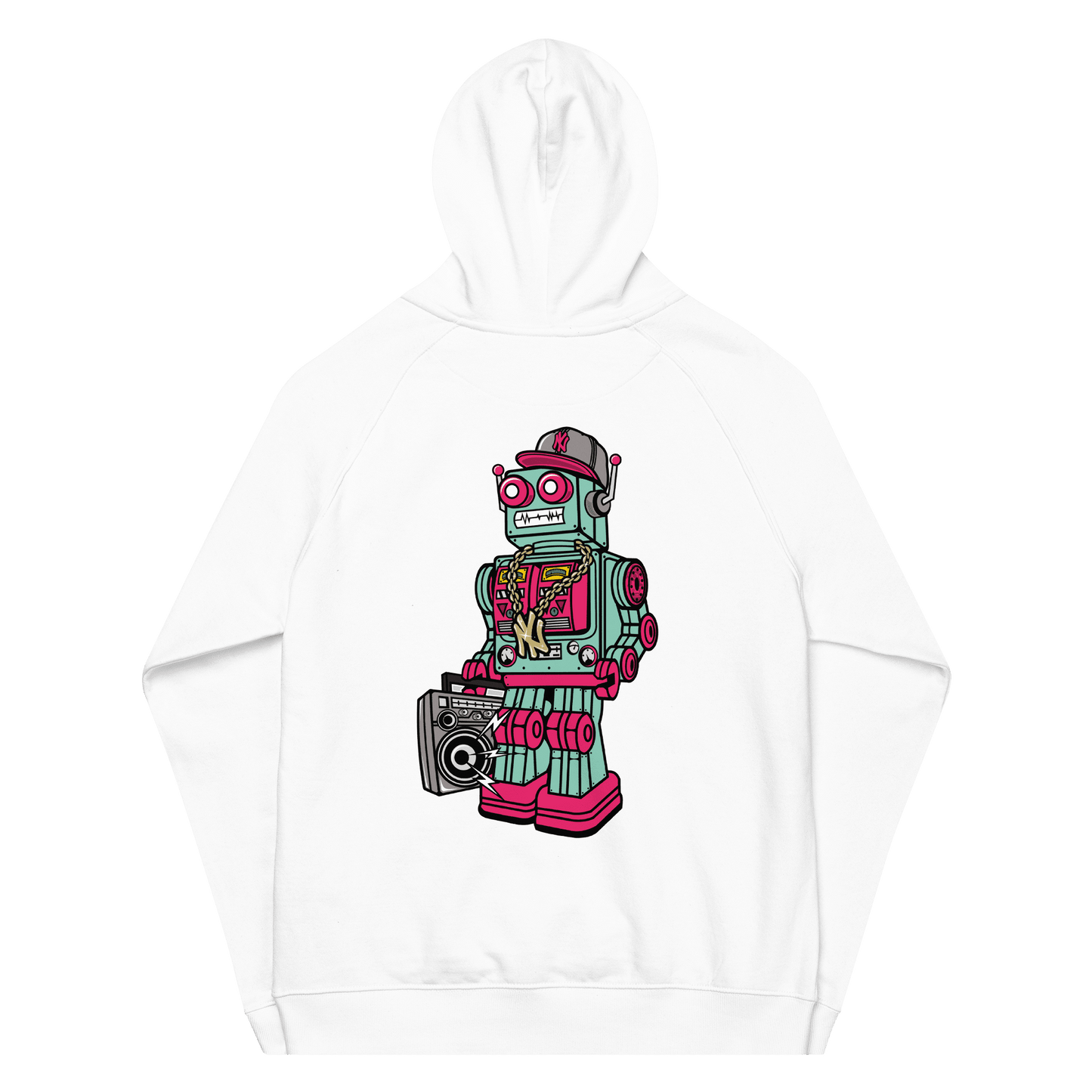 Organic Unisex Robot Hoodie - Swagodin