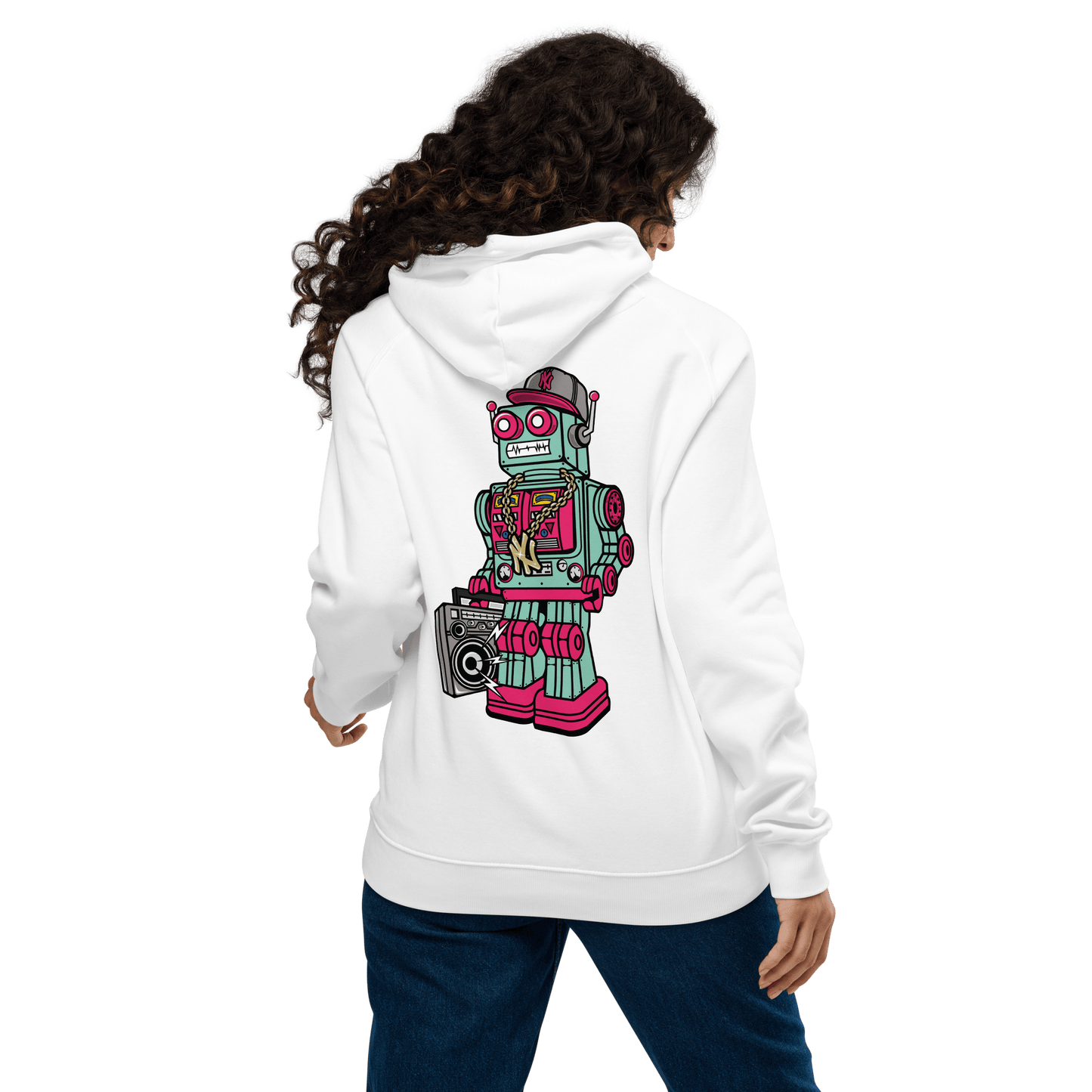 Organic Unisex Robot Hoodie - Swagodin