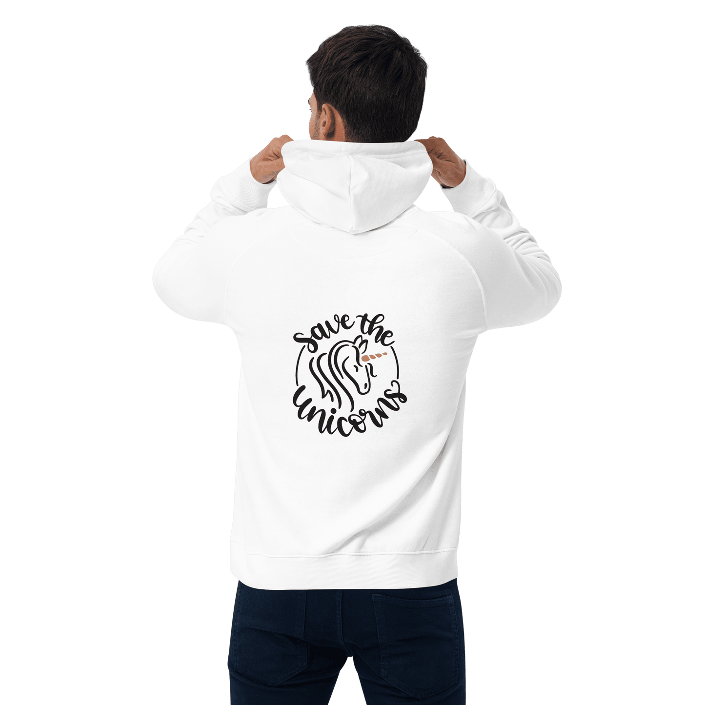 Organic Unisex Save the Unicorn Hoodie - Swagodin