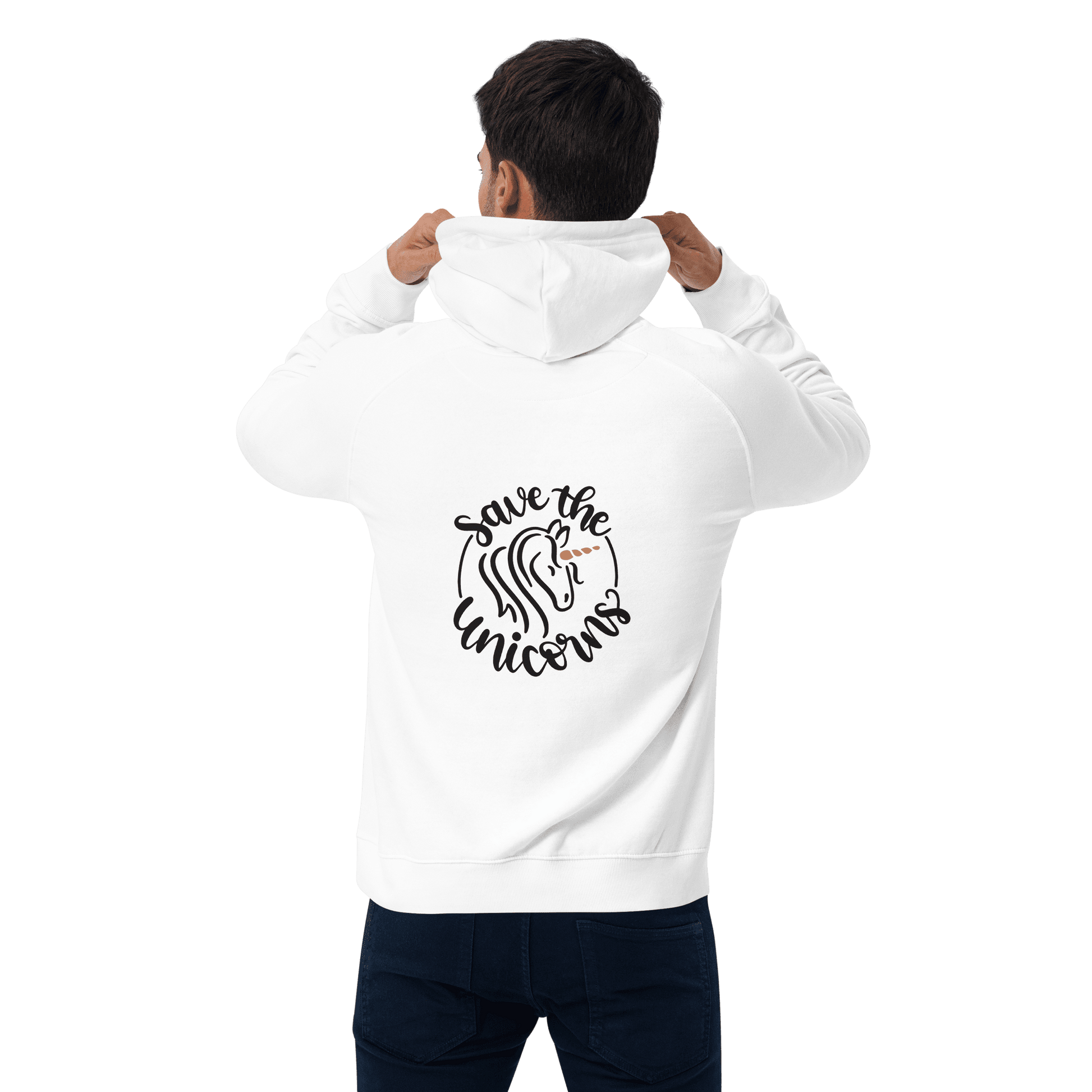 Organic Unisex Save the Unicorn Hoodie - Swagodin