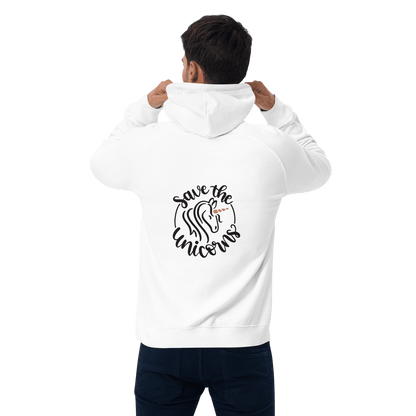 Organic Unisex Save the Unicorn Hoodie - Swagodin