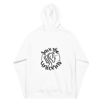 Organic Unisex Save the Unicorn Hoodie - Swagodin