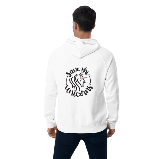 Organic Unisex Save the Unicorn Hoodie - Swagodin