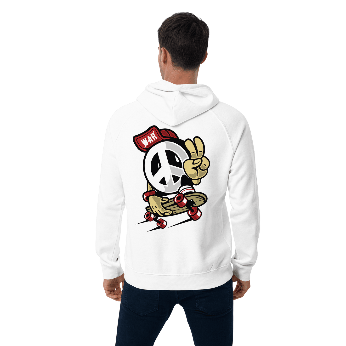 Organic Unisex Skate Peace Hoodie - Swagodin