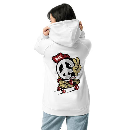 Organic Unisex Skate Peace Hoodie - Swagodin