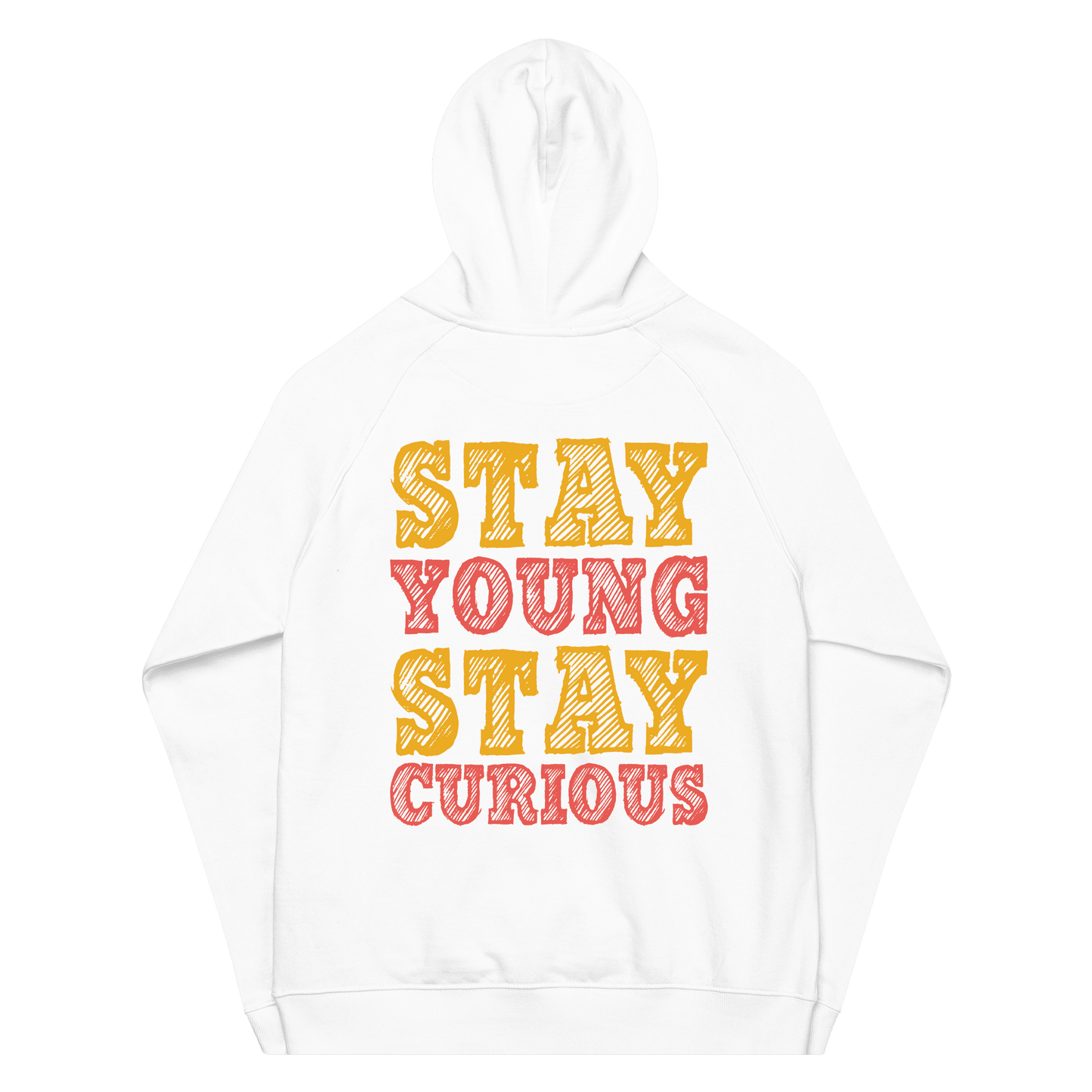 Organic Unisex Stay Young Hoodie - Swagodin