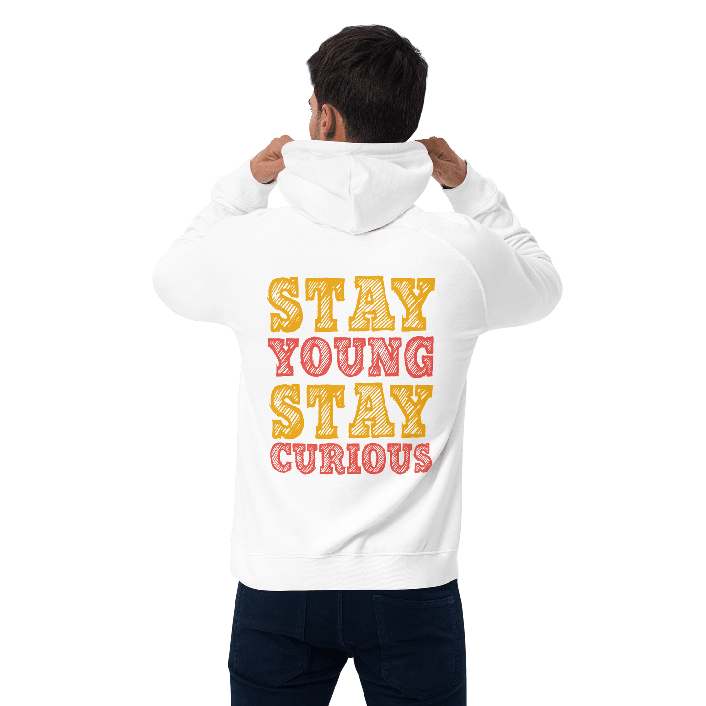 Organic Unisex Stay Young Hoodie - Swagodin