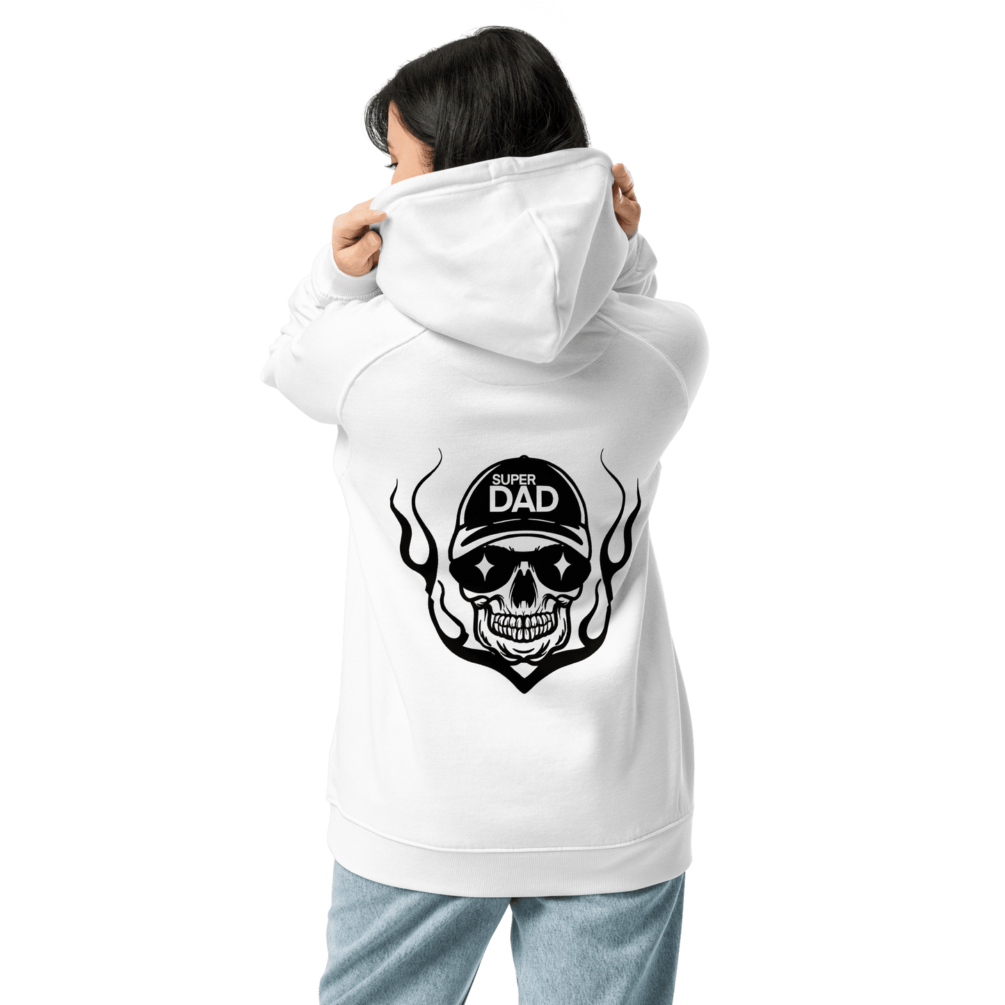 Organic Unisex Super Dad Hoodie - Swagodin