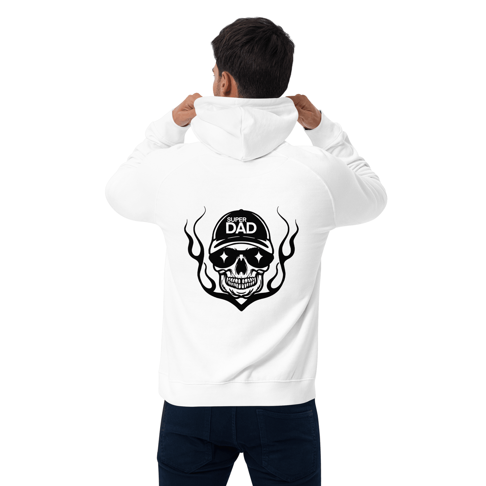 Organic Unisex Super Dad Hoodie - Swagodin