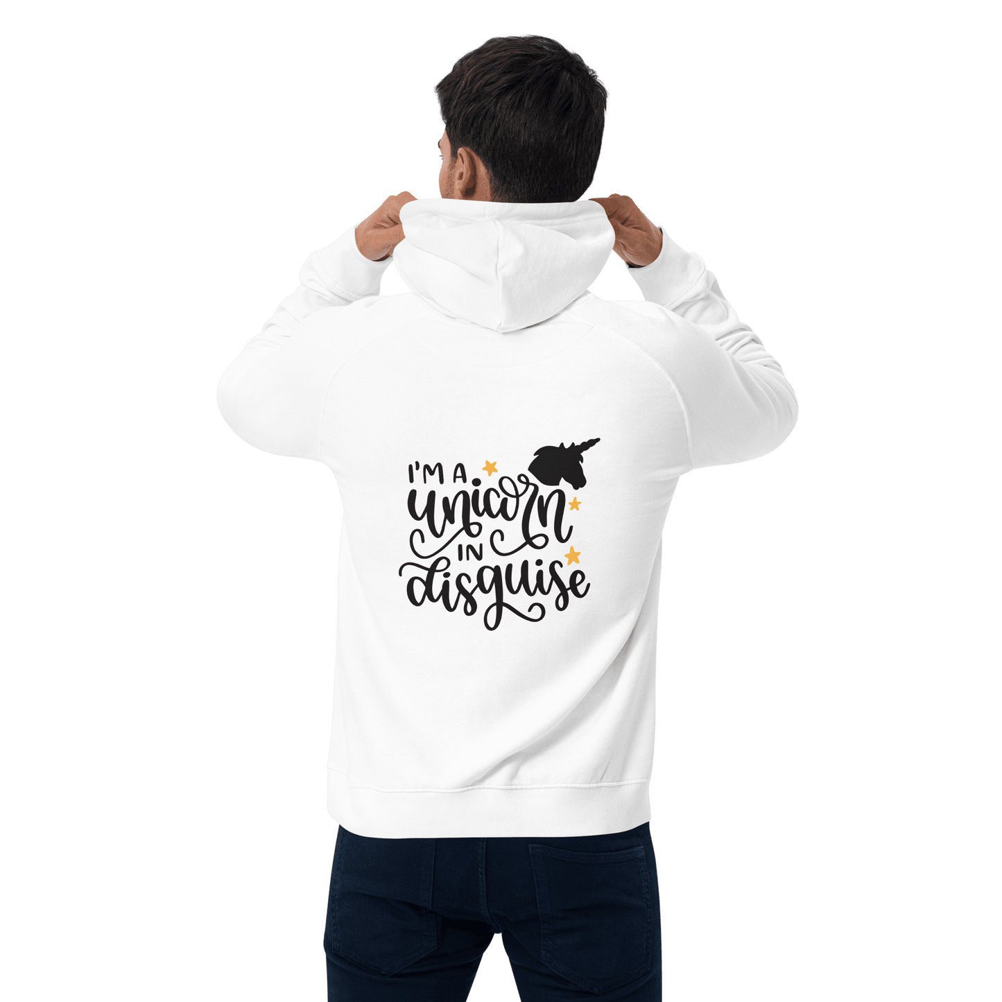 Organic Unisex Unicorn in Disguise Hoodie - Swagodin