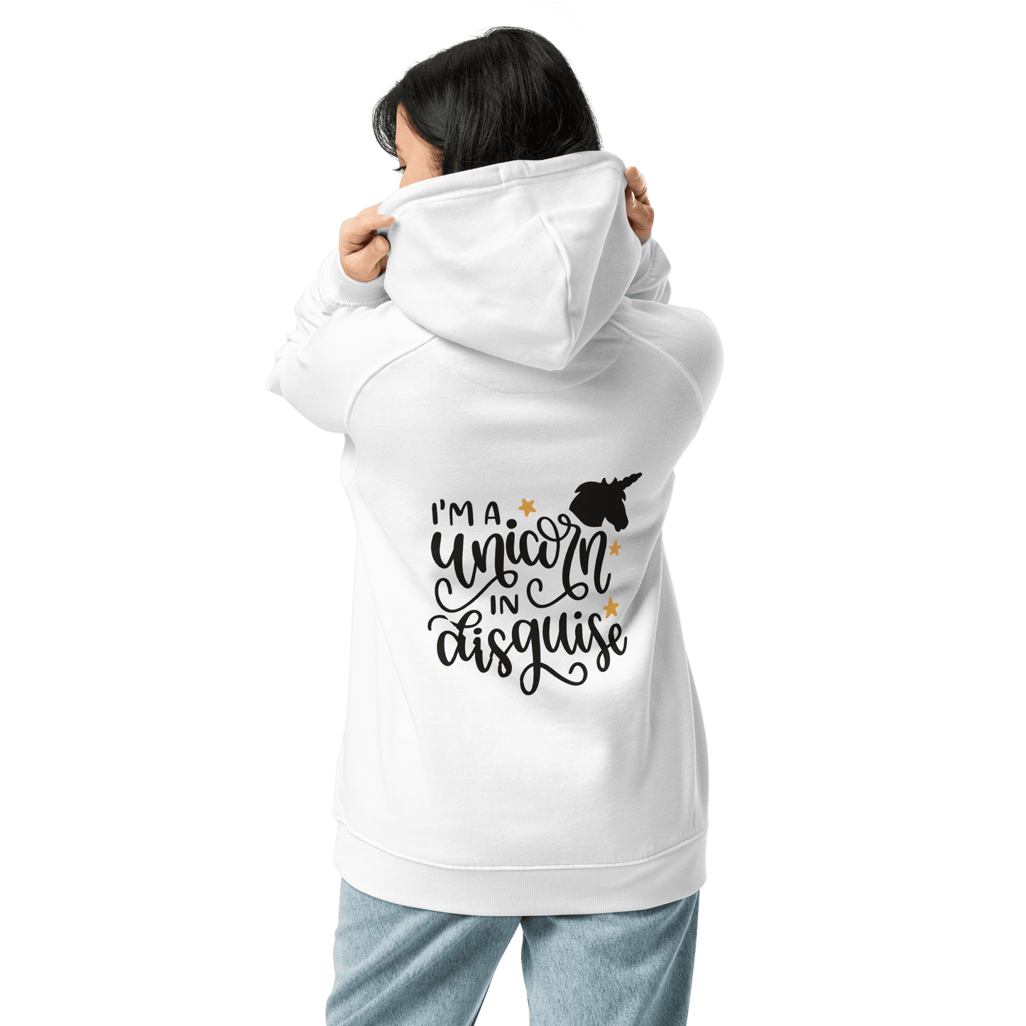 Organic Unisex Unicorn in Disguise Hoodie - Swagodin