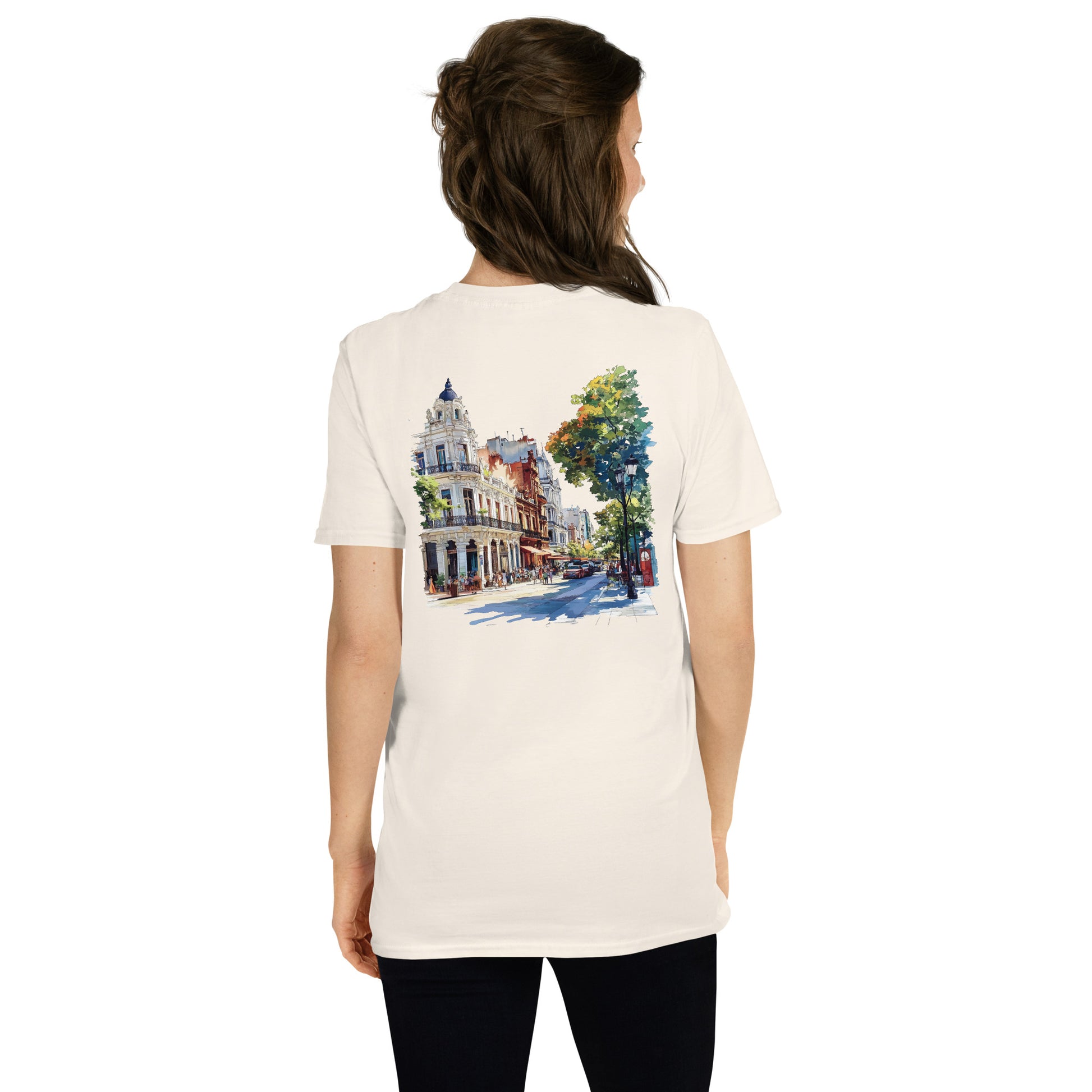 Buenos Aires City Back Print Unisex T-Shirt - Swagodin