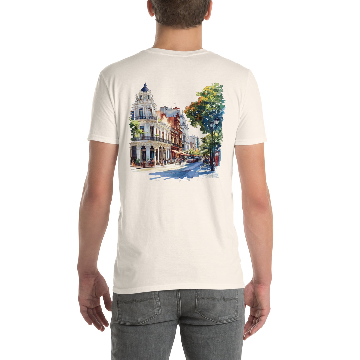 Buenos Aires City Back Print Unisex T-Shirt - Swagodin